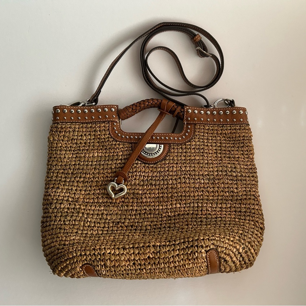 Brighton South Hampton Straw Tote Handbag